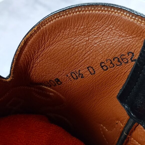 AMPUTEE VINTAGE Lucchese Cowboy Leather Boot RIGHT FOOT L000308 10.5 D 63362 - Picture 11 of 11